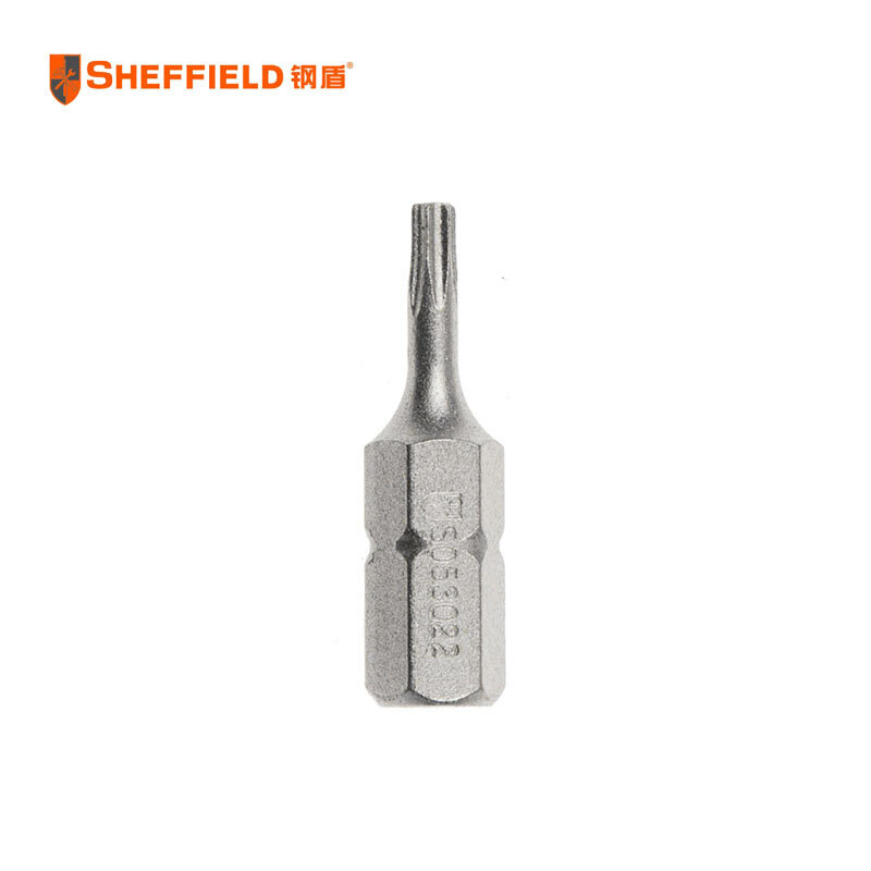 钢盾 SHEFFIELD S053023 5件套6.3mm系列25长花型旋具头T