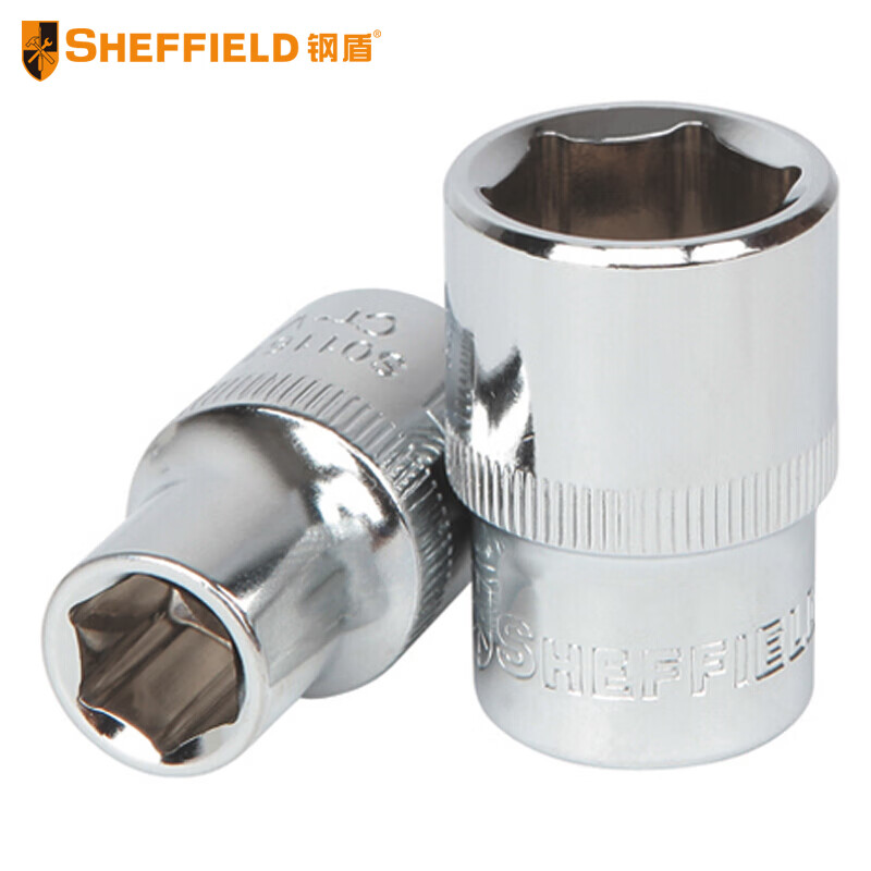 钢盾 SHEFFIELD S010612 10mm系列公制6角标准套筒12mm