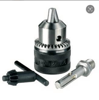 DT7005-QZ四坑转三爪夹头1.5-13mm(有匙) 金属夹头